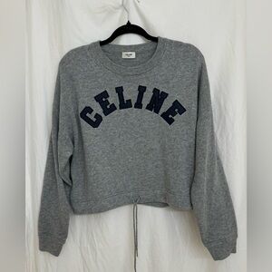 Celine Grey Knit Sweater